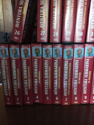 42 Cintas VHS Aventura Submarina