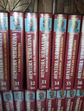 42 Cintas VHS Aventura Submarina