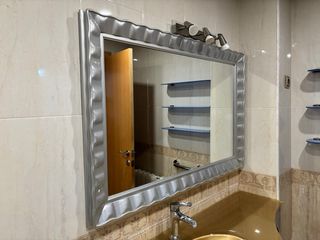 Mueble baño curvo semi-nuevo regalo espejo