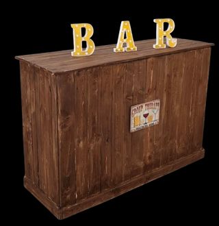 Bancone in legno, banconi da bar, contatori