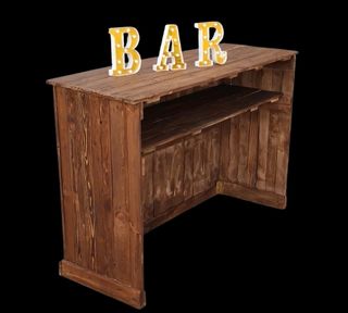 Bancone in legno, banconi da bar, contatori