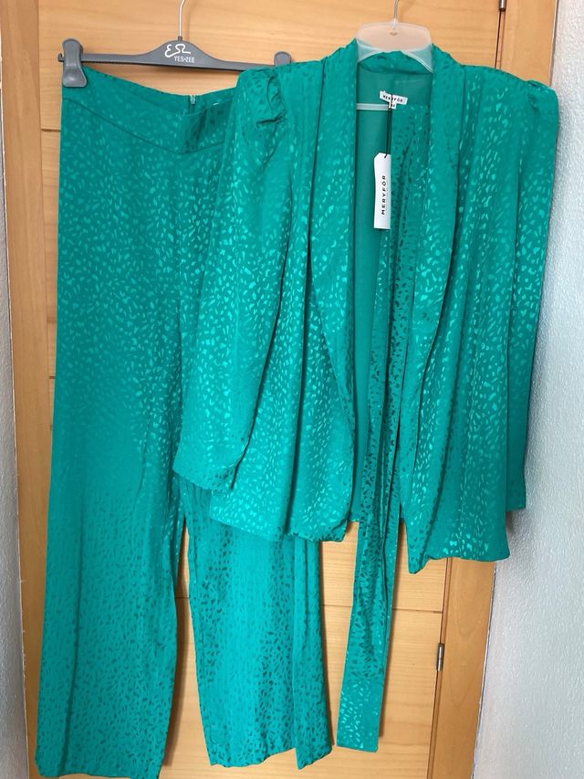 Traje chaqueta MERYFOR verde XL