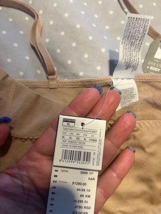 Body faja beige XL - 42 - 14