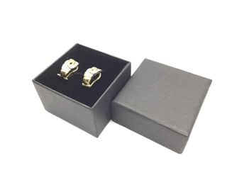 pendientes oro 18k con piedra con circonita