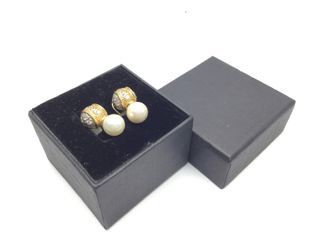 pendientes oro 18k con piedra con circonita