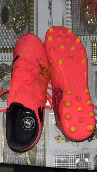 Zapatillas Puma Fútbol Rosa - Niño y Niña