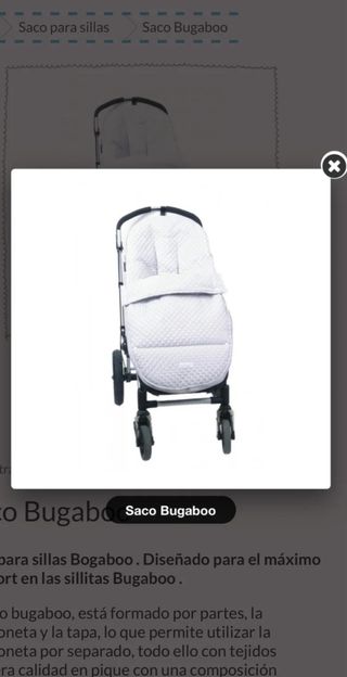 Saco Bugaboo para silla Marca Trapitos 
