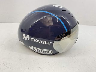 casco ciclismo movistar abus