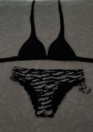 Bikini negro y blanco