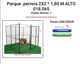 Parque de Perro 2x2 - 1,80m