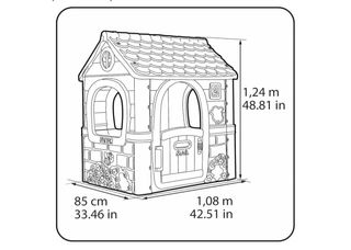 Casa infantil de juegos rosa