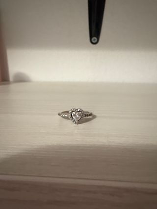 Anillo Pandora Plata corazón