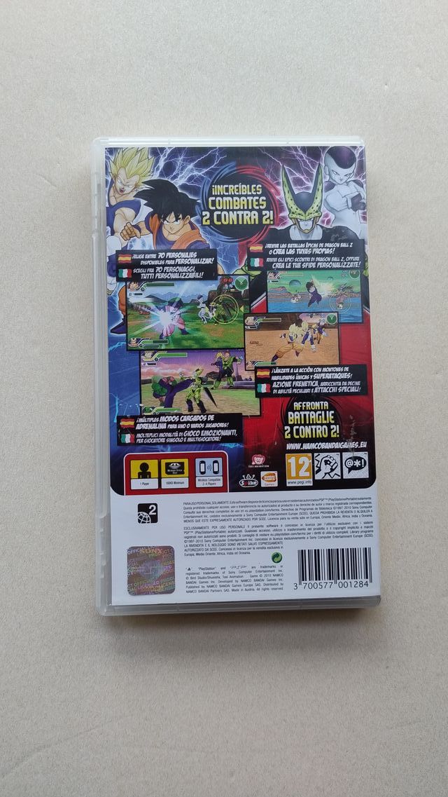 Dragon Ball Z Tenkaichi Tag Team PSP