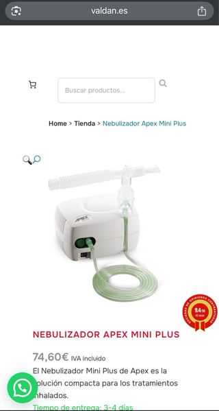 Nebulizador Apex Mini Plus
