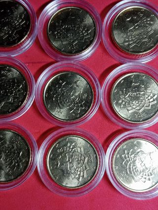 9 x 50 centesimi Euro Italia 2024
