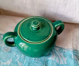 Zuccheriera majolica Wilhelmsburg Austria anni '30