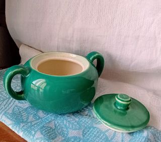 Zuccheriera majolica Wilhelmsburg Austria anni '30