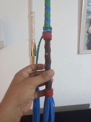 Bastón artesanal gallo