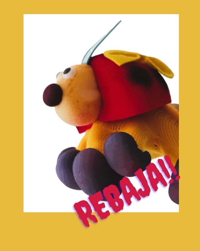 Marioneta mariquita artesanal