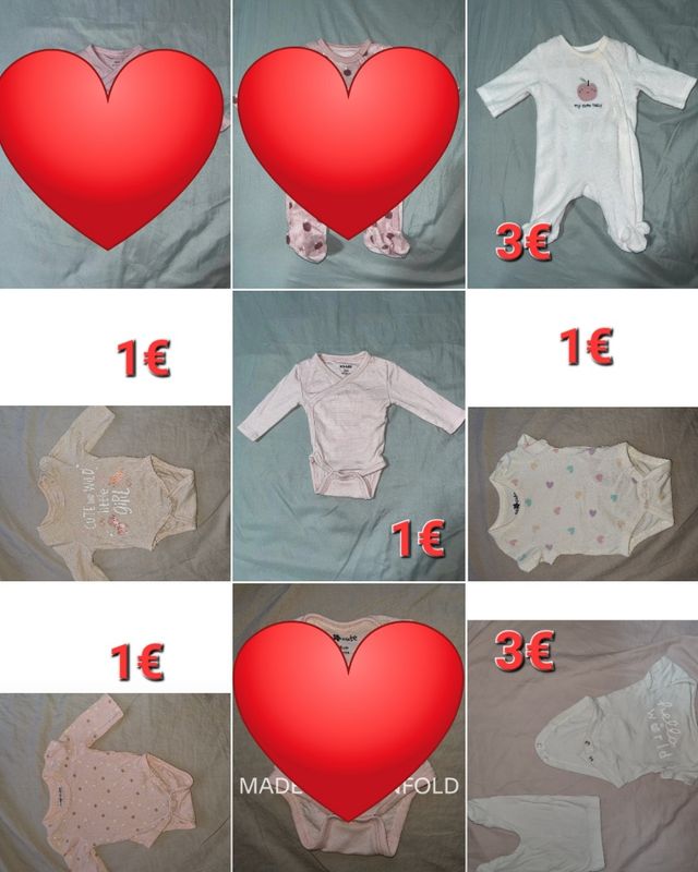 Ropa bebé recién nacido