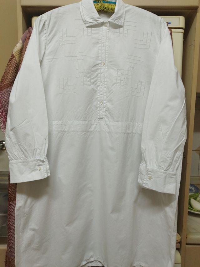 Camisón algodón antiguo