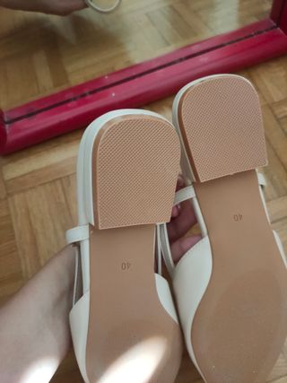 Ballerine beige slingback - n.40