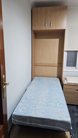 Cama Abatible Vertical de Madera