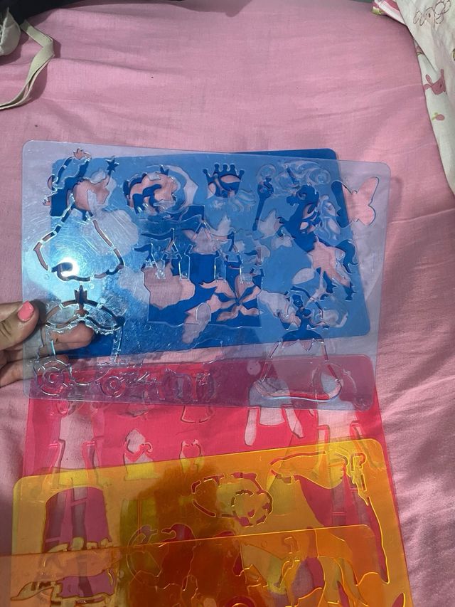 Plantillas dibujo - 6 unidades