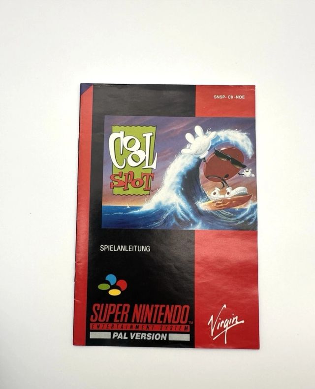Cool Spot SNES Super Nintendo PAL NOE