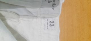 Shorts Abercrombie & Fitch bianchi taglia 42