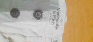 Shorts Abercrombie & Fitch bianchi taglia 42
