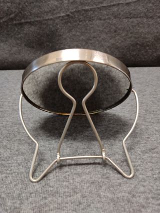 Espejo tocador vintage plateado