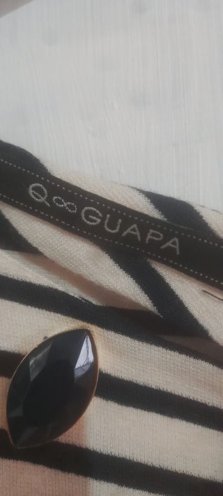 Vestitino bianco e nero a righe