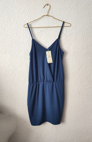 Vestido azul XL nuevo con etiqueta 