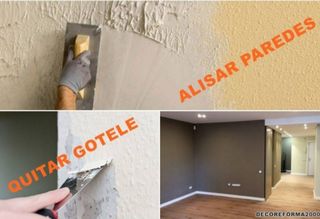 Alisado paredes - Quitar gotelé