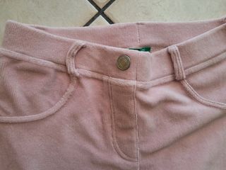 Pantaloni velluto rosa donna Tg M