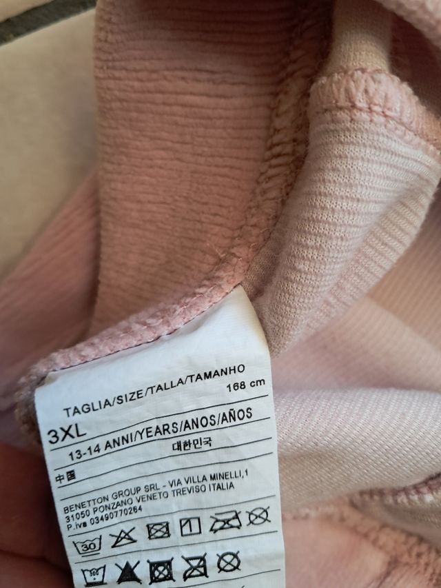 Pantaloni velluto rosa donna Tg M