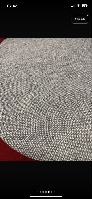 Tappeto rotondo fucsia - 80cm