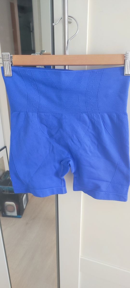 Shorts deportivos mujer - azules