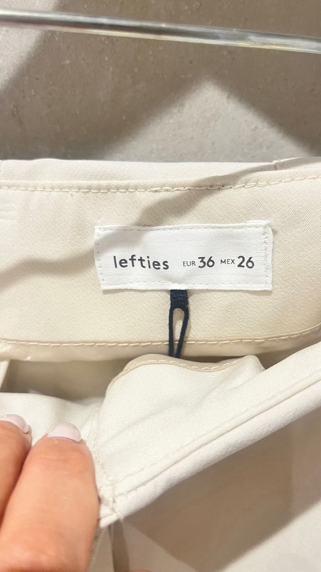 Pantalones Lefties blancos talla 36