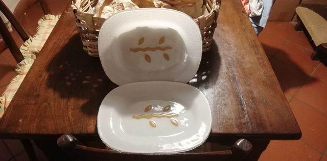 Piatti vetro soffiato 2 pz