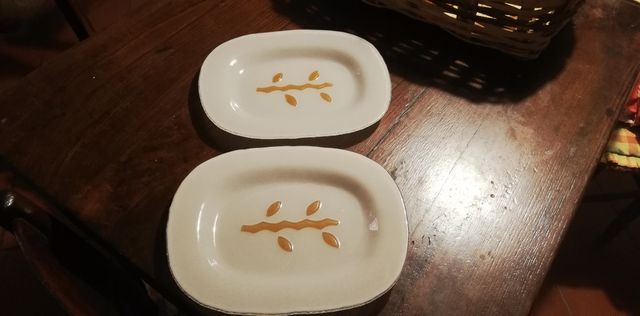 Piatti vetro soffiato 2 pz