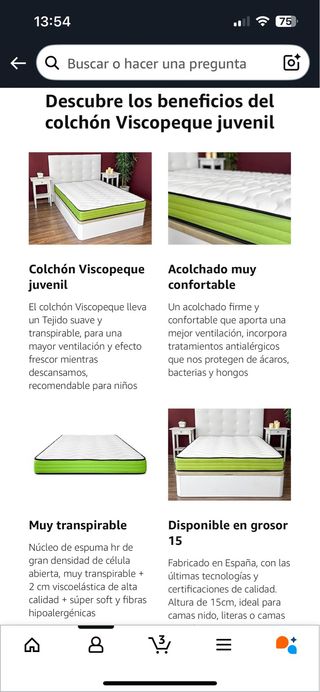 Cama tipi Montessori infantil