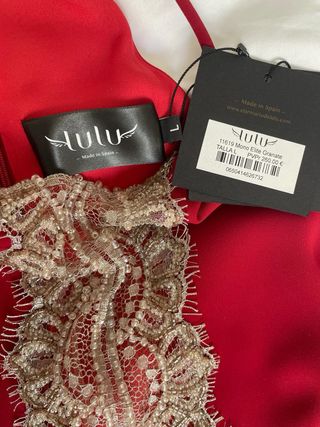 Mono rojo Lulu talla L - NUEVO