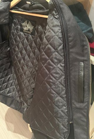 Chaqueta moto cuero Invictus