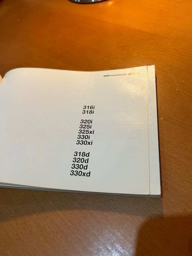 Manual Instrucciones del Vehículo BMW E46