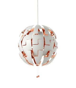 IKEA PS 2014 - Lámpara techo blanca y cobre