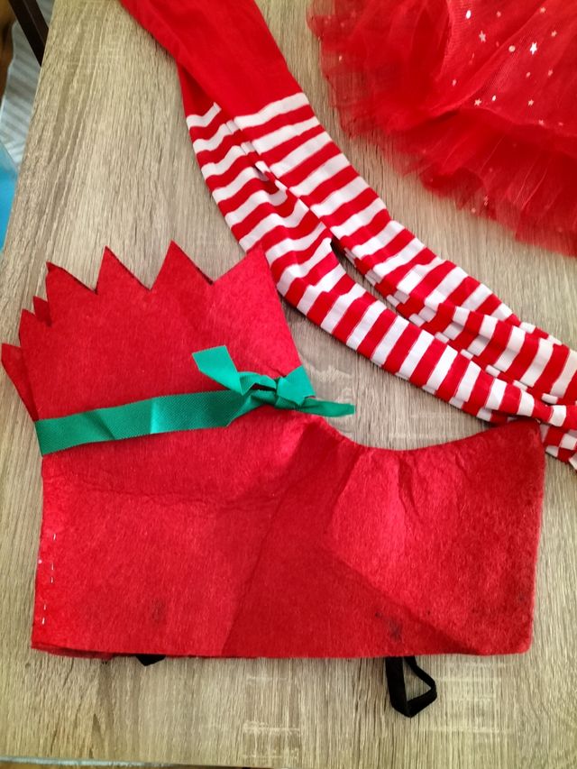 Disfraz duende Navidad niña