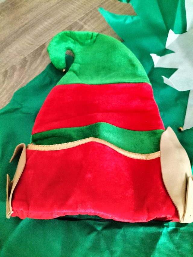 Disfraz duende Navidad niña