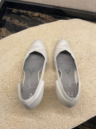 Tacones piel blancos GUANTI-PIES